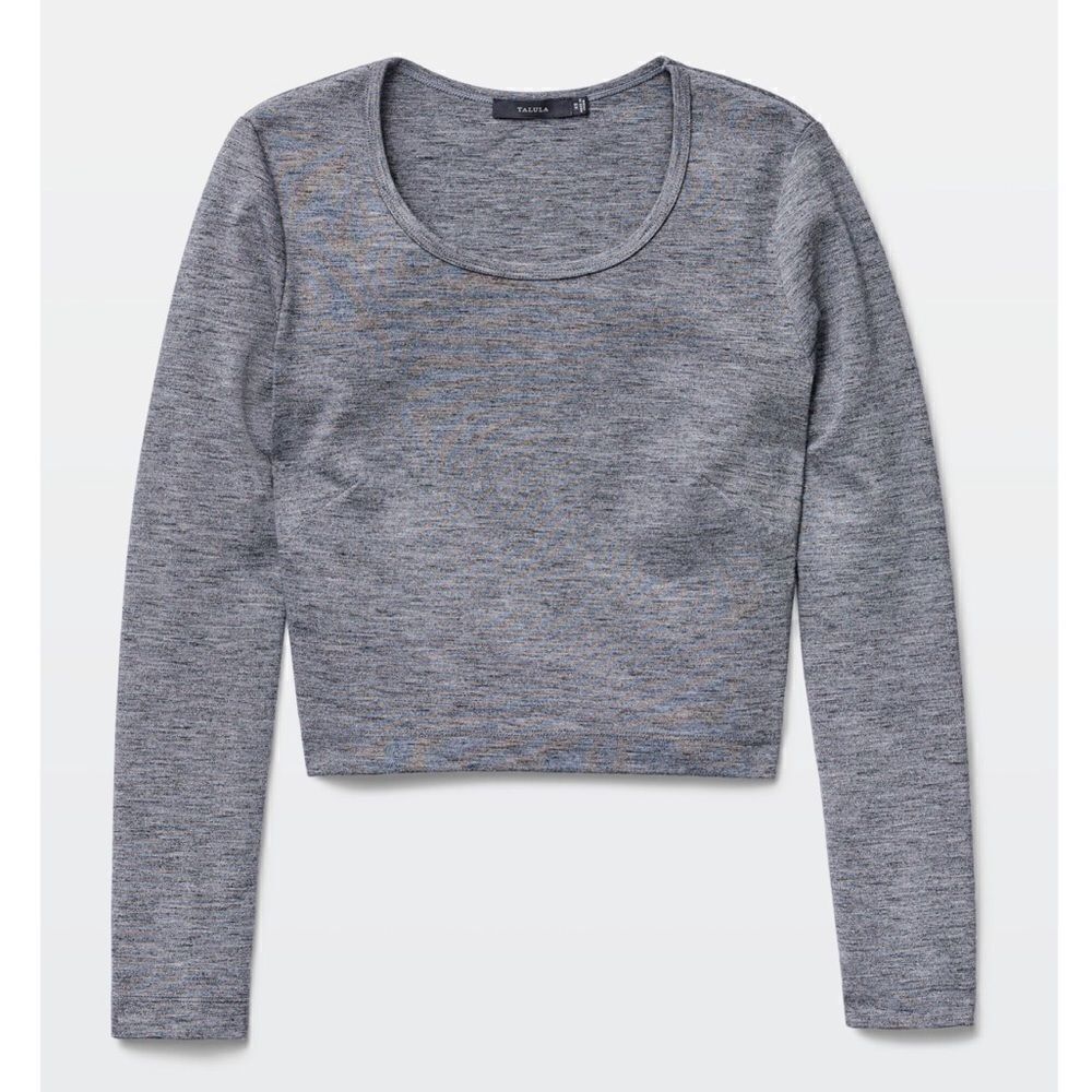 Aritzia Talula Holland cropped top